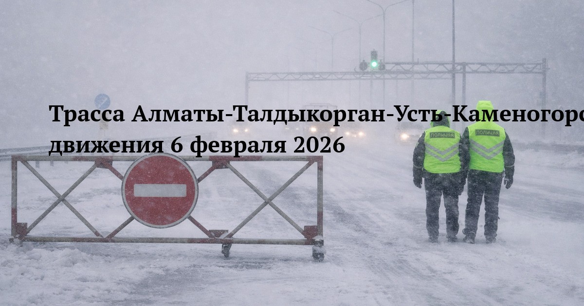 Трасса Алматы-Талдыкорган-Усть-Каменогорск-Шемонаиха-граница РФ — открытие движения 6 февраля 2026