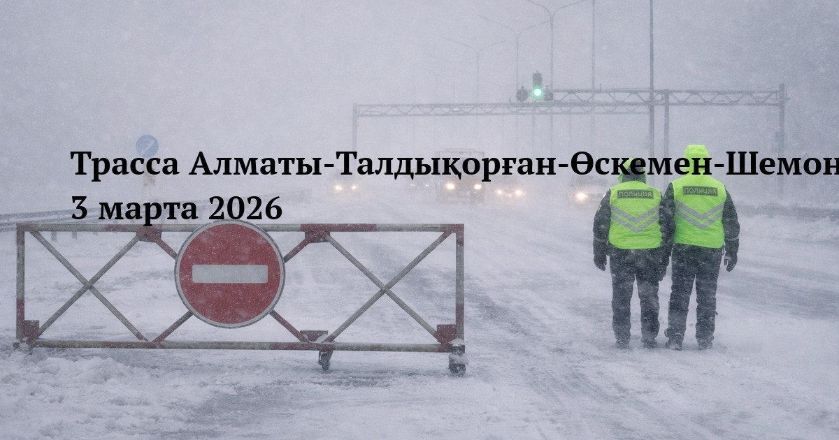 Трасса Алматы‑Талдықорған‑Өскемен‑Шемонаиха‑РФ граница - открытие 3 марта 2026